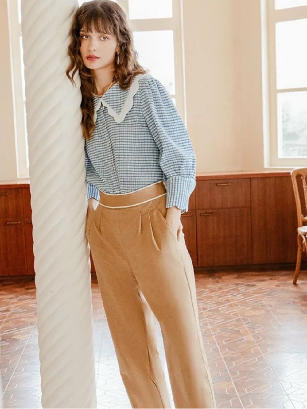 Petite Studio Skylar Pants Camel size XS